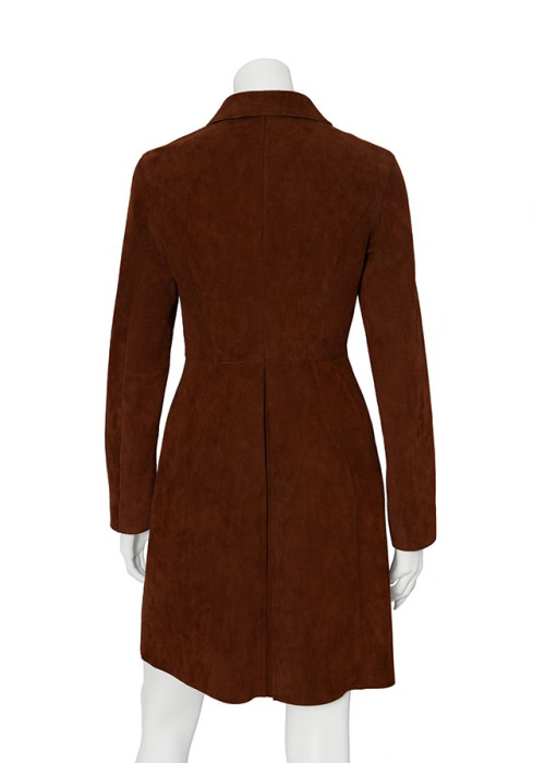 Genie Coat Classic Brown, slightly waisted