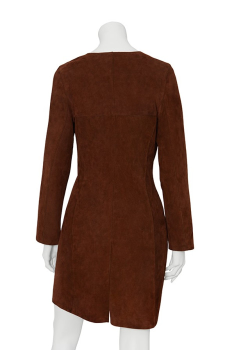 Genie Coat Casual Brown, tailliert